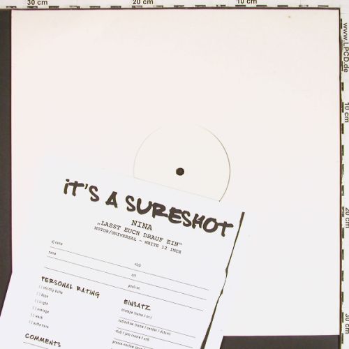 Nina f.Coolmann Stylewarz MirkoMach: Lasst euch drauf ein*2 (like new), Not on Label&sol;Self, D, 2000 Typ: 12" Best.-Nr.: V7684 Preis: 4,00 Euro.