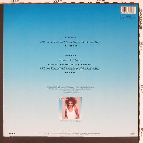 Houston,Whitney: I Wanna Dance With Somebody...*2+1, Arista (609 008), D, 1987 Typ: 12" Best.-Nr.: V7691 Preis: 5,00 Euro.