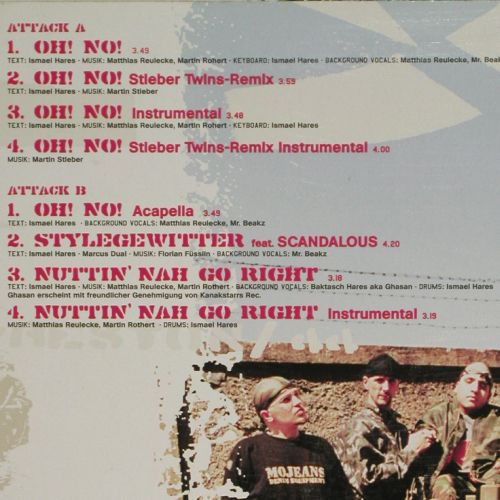 Malik: Oh!No! *5+3, Sound Release Rec. (4260010033000), D, 2001 Typ: 12" Best.-Nr.: V7806 Preis: 4,00 Euro.