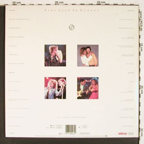 Turner,Tina: Tina Live In Europe, Foc, Facts, Capitol(7 90126 1), NL, vg+/m-, 1988 - 2LP - V7820 - 7,50 Euro
