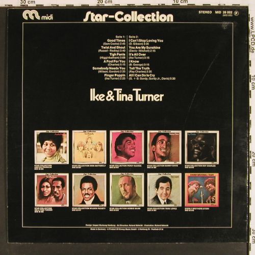 Turner,Ike & Tina: Star-Collection, Midi(MID 26 002), D, 1973 - LP - V7822 - 7,50 Euro