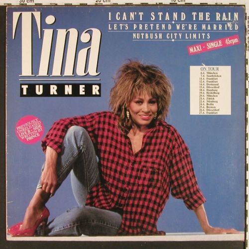 Turner,Tina: I Can't Stand The Rain+2, m-/vg+, Capitol(20 0538 6), D, 1984 - 12inch - V7825 - 4,00 Euro