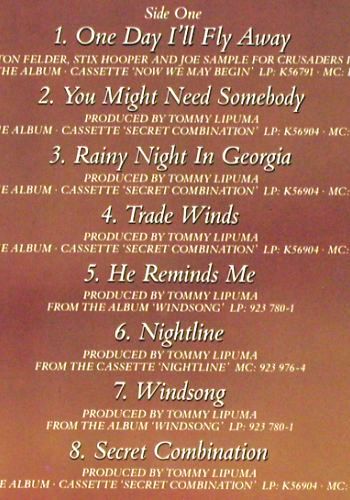 Crawford,Randy: The Love Songs, WB(241 206-1), D, 1987 - LP - V7836 - 7,50 Euro