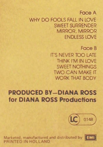 Ross,Diana: Why Do Fools Fall In Love,Foc, Capitol(1A 064-86441), NL, vg+/m-, 1981 - LP - V7841 - 6,00 Euro