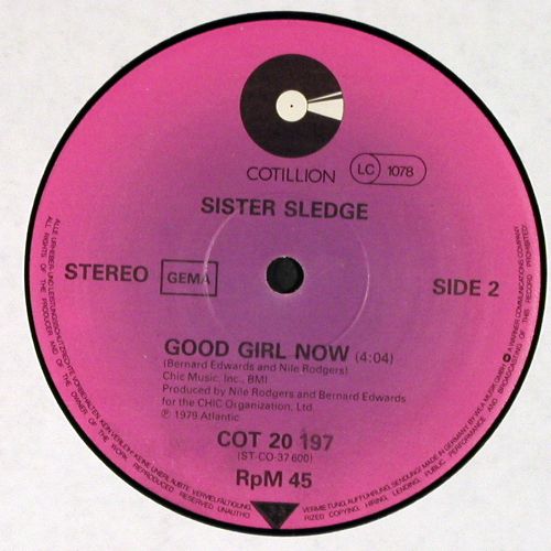 Sister Sledge: Got To Love Somebody+1,Lim Ed., Cotillion (COT 20 197), D, 1979 Typ: 12" Best.-Nr.: V7863 Preis: 7,50 Euro.