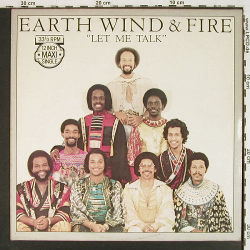 Earth,Wind & Fire: Let Me Talk*2, CBS (12.8982), NL, 1980 Typ: 12" Best.-Nr.: V7864 Preis: 4,00 Euro.