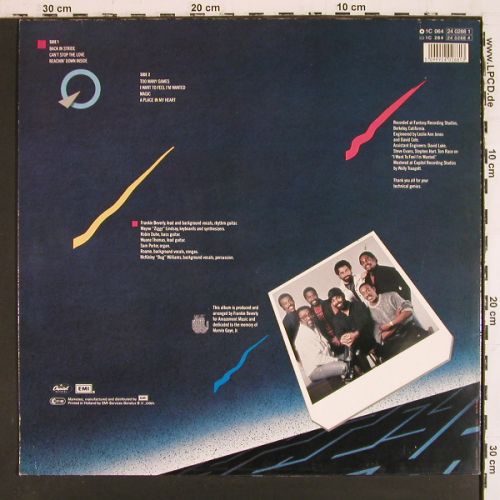 Maze feat.Frankie Beverly: Can't Stop The Love, Capitol (24 0288 1), NL, 1985 Typ: LP Best.-Nr.: V7894 Preis: 9,00 Euro.