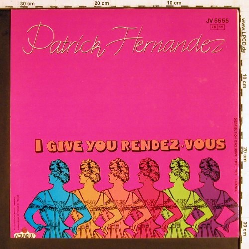 Hernandez,Patrick: Born To Be Alive (5:55) +1, Aquarius(JV 5555), F, 1976 - 12inch - V8085 - 6,00 Euro