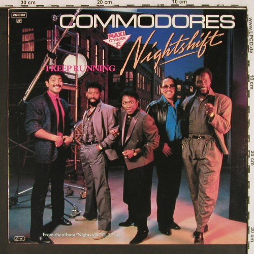 Commodores: Nightshift (7:02)/ I keep running, Motown(ZC69281), D, 1984 - 12inch - V8097 - 5,00 Euro