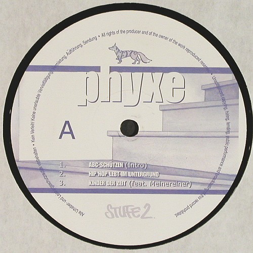 Phyxe: Stufe 2, EP, Booklet (new), Phyxe Entertainment(BK20-0051), D, 2000 - 12inch - V8114 - 15,00 Euro