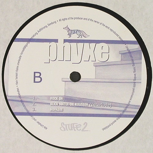 Phyxe: Stufe 2, EP, Booklet (new), Phyxe Entertainment(BK20-0051), D, 2000 - 12inch - V8114 - 15,00 Euro