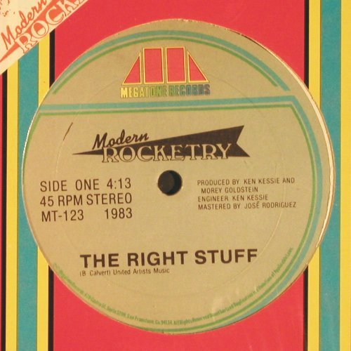 Modern Rocketry: The Right Stuff *2 dub, Megatone Records (MT-123), US, 1983 Typ: 12" Best.-Nr.: X6300 Preis: 2,00 Euro.