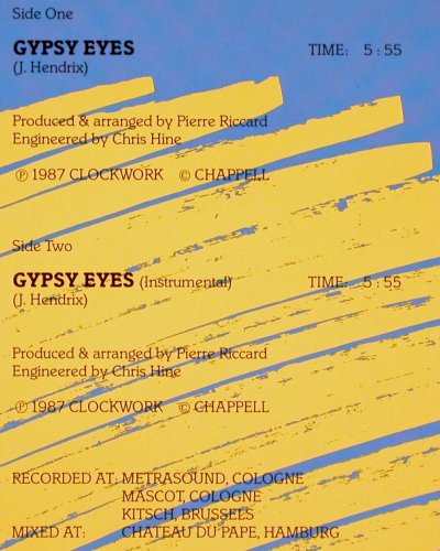 Gypsy: Gypsy Eyes*2, Clockwork Records(50-5978), D, 1987 - 12inch - X6449 - 2,00 Euro