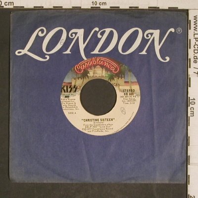 Kiss: Christine Sixteen, m /vg+, wol, Casablanca(NB 889), D, 1976 - 7inch - T5830 - 9,00 Euro