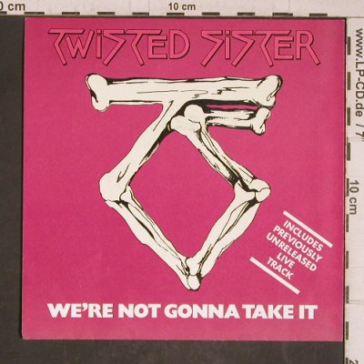 Twisted Sister: We're not gonna take it - OnlyCover, Atlantic(789 657-7), D, 1984 - Cover - T5831 - 3,00 Euro