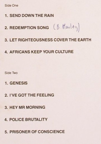 Fashek,Majek: Prisoner of Conscience (Nigeria), Mango (842616), UK, 1989 Typ: LP Best.-Nr.: V6191 Preis: 7,50 Euro