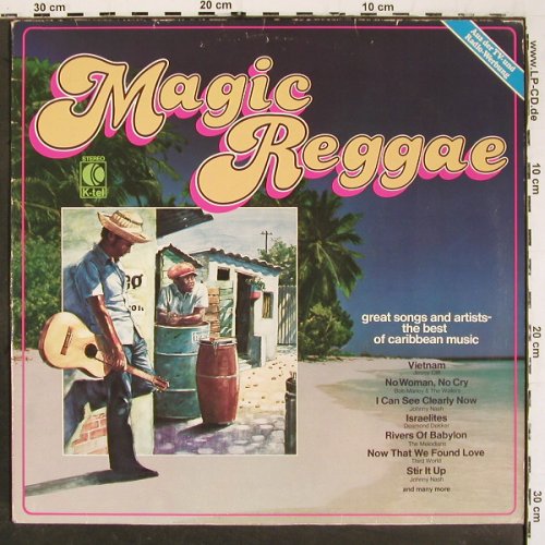 V.A.Magic Reggae: Johnny Nash ...Bob Marley, 16 Tr., K-TEL (TG 1220), D, 1979 Typ: LP Best.-Nr.: V6459 Preis: 6,00 Euro.