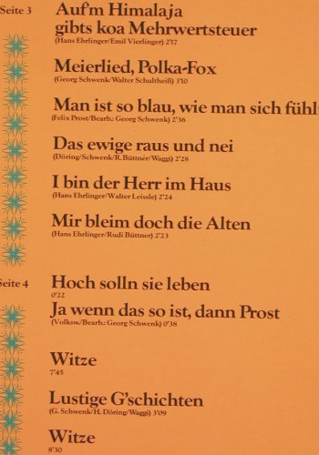 3 lustigen Moosacher & Stammtisch: 4.Folge, Foc, Polydor(2664 161), D, 1977 - 2LP - V5134 - 6,00 Euro