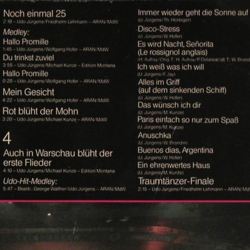 Jürgens,Udo: Live & Hautnah, Foc, FS-New sealed, Ariola (302 457-420), D, 1985 Typ: 2LP Best.-Nr.: V5144 Preis: 14,00 Euro