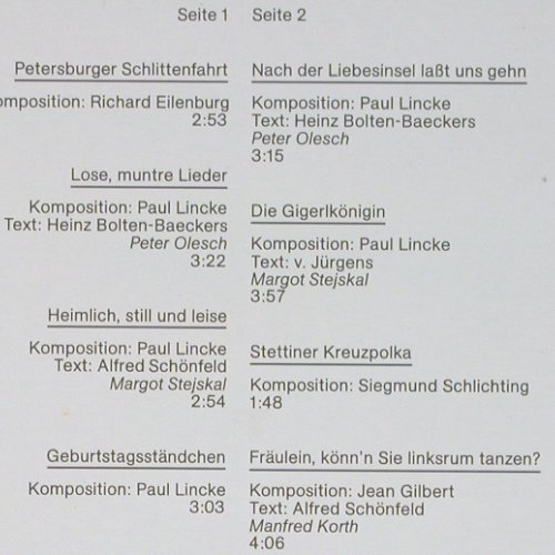 Spreeathener Blasmusik: Frühschoppen bei Zenner, Amiga(8 45 326), DDR, 1987 - LP - V5355 - 7,50 Euro