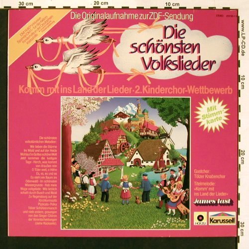 V.A.Komm mit ins Land der Lieder: 2.Kinderchor Wettbewerb, James Last, Karussell(819 190-1), D,  - LP - V5416 - 5,00 Euro