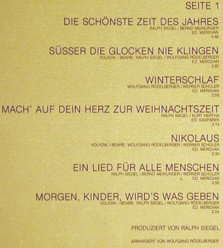 F.C.Bayern & Nymphenb. Kinderchor: Die schönste Zeit des Jahres, Jupiter(6.26058 AS), D, 1984 - LP - V5453 - 5,00 Euro