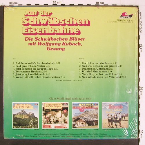 Schwäbschen Blser  - Wolfg. Kubach: Auf der Schwbschen Eisenbahne, Maritim, sealed(47656), D, FS-New,  - LP - V5541 - 6,00 Euro