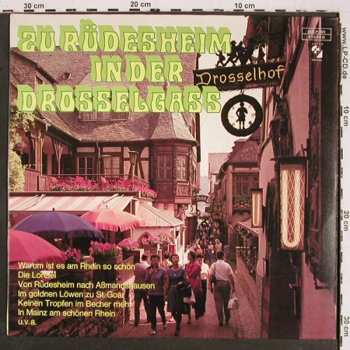Orchester Rheingold m.Chor&Solisten: Zu Rüdesheim in der Drosselgasse, Elite (SOLP-204), D Typ: LP Best.-Nr.: V5855 Preis: 5,00 Euro