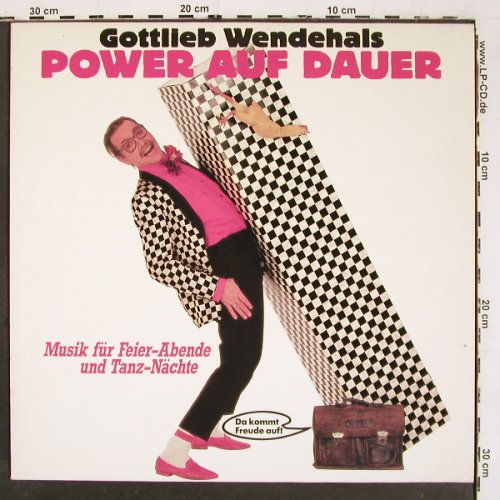 Wendehals,Gottlieb: Power auf Dauer, Teldec(6.26830 AP), D, 1988 - LP - V5960 - 5,00 Euro