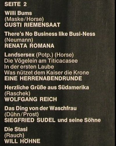 V.A.Für Damen verboten !: Herrenabendrunde.. W.Reich, Foc, EMI Columbia(C 148-29 764/65), D, vg+/vg+,  - 2LP - V6065 - 5,00 Euro