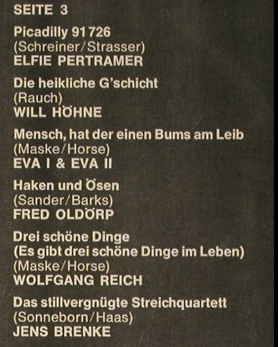 V.A.Für Damen verboten !: Herrenabendrunde.. W.Reich, Foc, EMI Columbia(C 148-29 764/65), D, vg+/vg+,  - 2LP - V6065 - 5,00 Euro