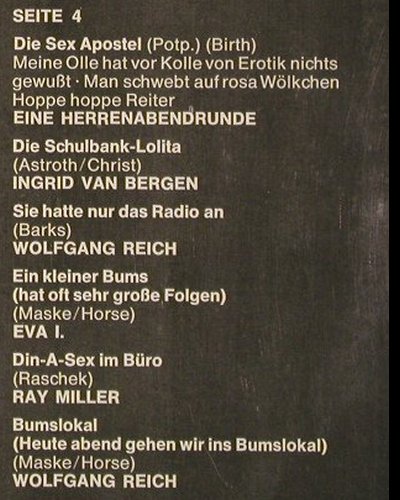 V.A.Für Damen verboten !: Herrenabendrunde.. W.Reich, Foc, EMI Columbia(C 148-29 764/65), D, vg+/vg+,  - 2LP - V6065 - 5,00 Euro