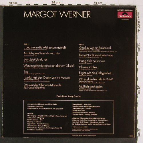 Werner,Margot: Häng Dich Bei Mir Ein, Polydor(2372 006), D, 1980 - LP - V6111 - 6,00 Euro