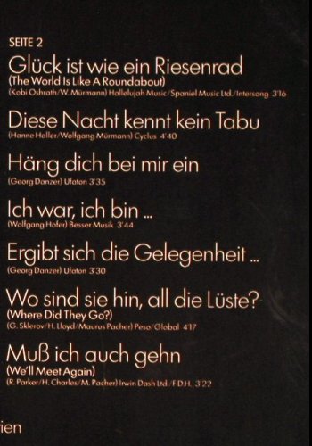 Werner,Margot: Häng Dich Bei Mir Ein, Polydor(2372 006), D, 1980 - LP - V6111 - 6,00 Euro