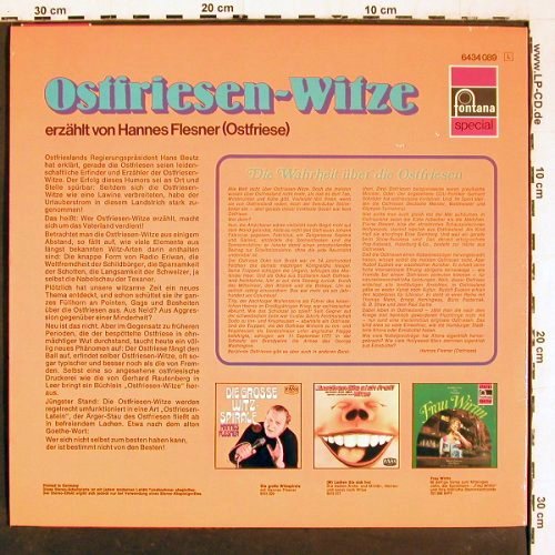Flesner,Hannes: Ostfriesen-Witze, Fontana (6434 089), D Typ: LP Best.-Nr.: V6146 Preis: 7,50 Euro.