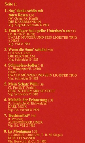 V.A.Musikanten Express Folge 2: Kaisermandn... Josef Meinrad, Polydor(813 445), D, 1980 - LP - V6186 - 3,00 Euro