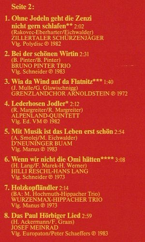 V.A.Musikanten Express Folge 2: Kaisermandn... Josef Meinrad, Polydor(813 445), D, 1980 - LP - V6186 - 3,00 Euro