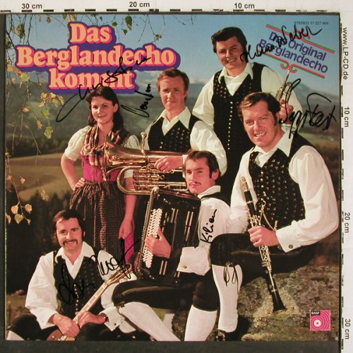 Berglandecho, Das: Kommt, signiert, BASF (17 227 464), D, 1975 Typ: LP Best.-Nr.: V6357 Preis: 7,50 Euro.