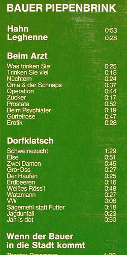 Willumeit,Günter: 3 - Live i.d. Lohmühle Bad Segeberg, Polydor (2371 688), D, 1976 Typ: LP Best.-Nr.: V6474 Preis: 5,00 Euro.