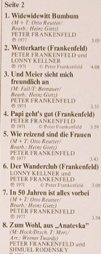 Frankenfeld,Peter: Danke,Seine berühm.Lieder..., EMI, Club Ed. (38119 4), D Typ: LP Best.-Nr.: V6479 Preis: 5,00 Euro.