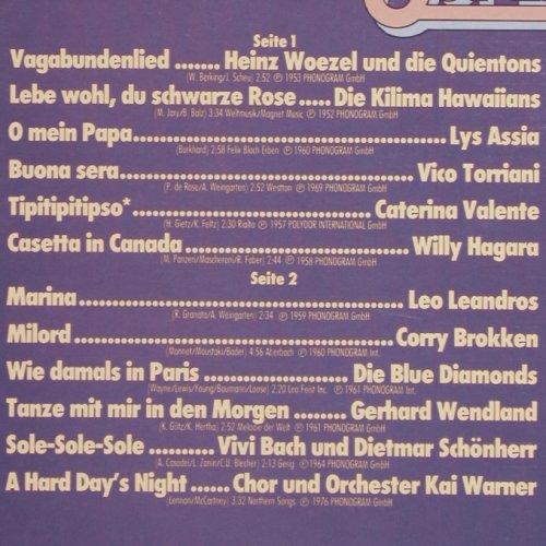 V.A.24 Schlagerjahre: 24 Superhits, Foc, Philips (6612 120), D Typ: 2LP Best.-Nr.: V6501 Preis: 5,00 Euro.