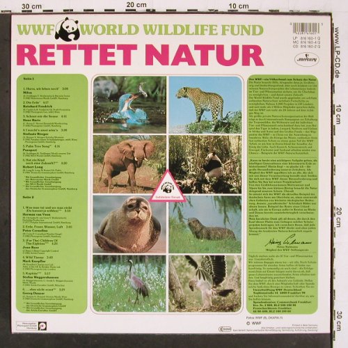 V.A.Rettet Natur - World Wild Fund: Milva.. Passport, Georg Danzer, Phonogram (816 160-1), D Typ: LP Best.-Nr.: V6503 Preis: 4,00 Euro.