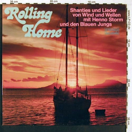 V.A.Rolling Home: Shanties u.Lieder...mit Henno Storm, Baccarola (88 980 XLU), D, 1975 Typ: 2LP Best.-Nr.: V6515 Preis: 7,50 Euro.