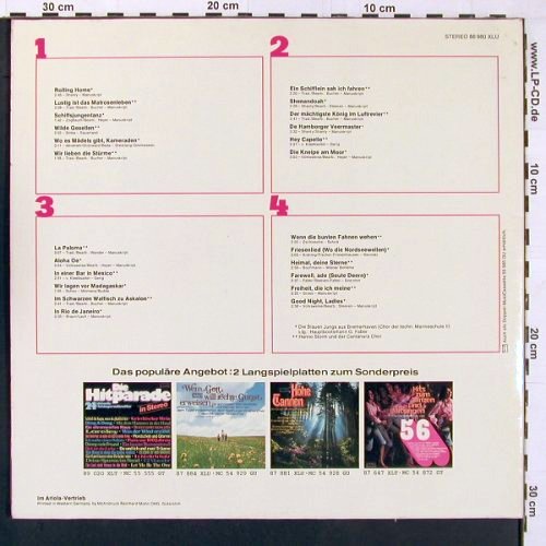 V.A.Rolling Home: Shanties u.Lieder...mit Henno Storm, Baccarola (88 980 XLU), D, 1975 Typ: 2LP Best.-Nr.: V6515 Preis: 7,50 Euro.