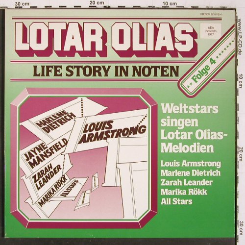 Olias,Lotar: Lifestory In Noten Folge 4, Foc, ADA (823 012-1), D, m-&sol;vg+ Typ: LP Best.-Nr.: V6527 Preis: 5,00 Euro.