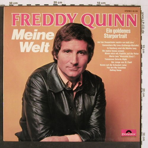 Quinn,Freddy: Meine Welt, DSC, Polydor (65 126), D, 1975 Typ: LP Best.-Nr.: V6528 Preis: 5,00 Euro.