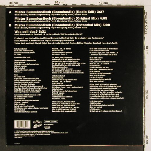 Goodluck: Mister Bummbastisch*3+1, Coconut (74321 33889 1), EC, 1996 Typ: 12" Best.-Nr.: V6565 Preis: 4,00 Euro.