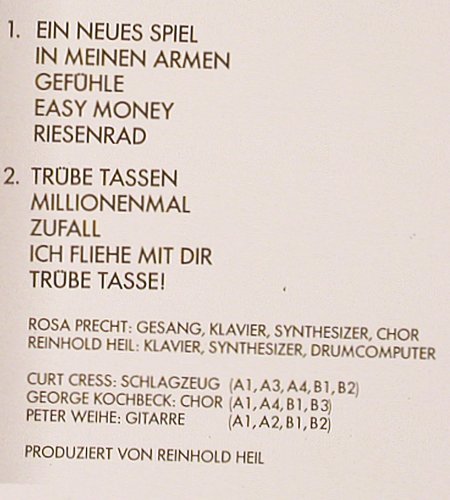 Cosa Rosa: Kein Zufall, CBS(CBS 26 427), NL, 1985 - LP - V6744 - 6,00 Euro