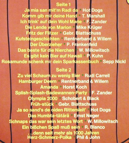 V.A.Die Bl&ouml;del-und Stimmungshitpara: Hot Dogs.. Phil&John, 21 Tr., Arcade (ADE G 88), D, 1980 Typ: LP Best.-Nr.: V6794 Preis: 5,00 Euro.