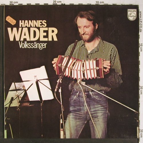 Wader,Hannes: Volkssänger, Foc, Philips(6305 254), D, 1975 - LP - V6926 - 6,00 Euro